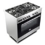 DeLonghi 90cm Dual Fuel Range Cooker - Stainless Steel