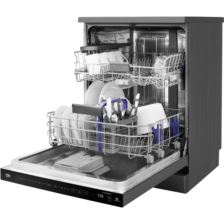 Beko DEN59420DG 14 Place Freestanding Dishwasher With AutoDose - Graphite