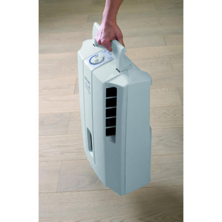 GRADE A1 - As new but box opened - DeLonghi Slim 12L Dehumidifier with Humidistat great for up to 3 bed homes