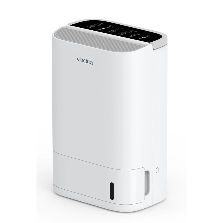 electriQ 8 Litre Smart App Alexa Desiccant Dehumidifier with Heater and Ioniser