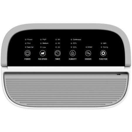 GRADE A2 - electriQ 8 Litre Smart App Alexa Desiccant Dehumidifier with Heater and Ioniser 