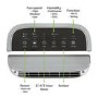 electriQ 8 Litre Smart App Alexa Desiccant Dehumidifier with Heater and Ioniser