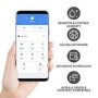 electriQ 8 Litre Smart App Alexa Desiccant Dehumidifier with Heater and Ioniser
