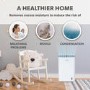 electriQ 8 Litre Smart App Alexa Desiccant Dehumidifier with Heater and Ioniser