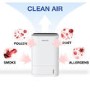 GRADE A2 - electriQ 8 Litre Smart App Alexa Desiccant Dehumidifier with Heater and Ioniser 