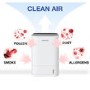 Refurbished electriQ 8 Litre Smart App Alexa Desiccant Dehumidifier with Heater and Ioniser