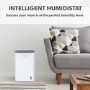 electriQ 8 Litre Smart App Alexa Desiccant Dehumidifier with Heater and Ioniser