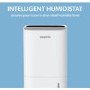 GRADE A2 - electriQ 8 Litre Smart App Alexa Desiccant Dehumidifier with Heater and Ioniser 