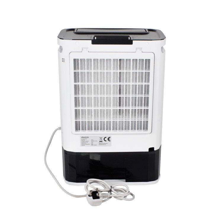 electriQ 8 litre Fast-Dry Desiccant  Dehumidifier with Air Purifier for 2-5 bed House