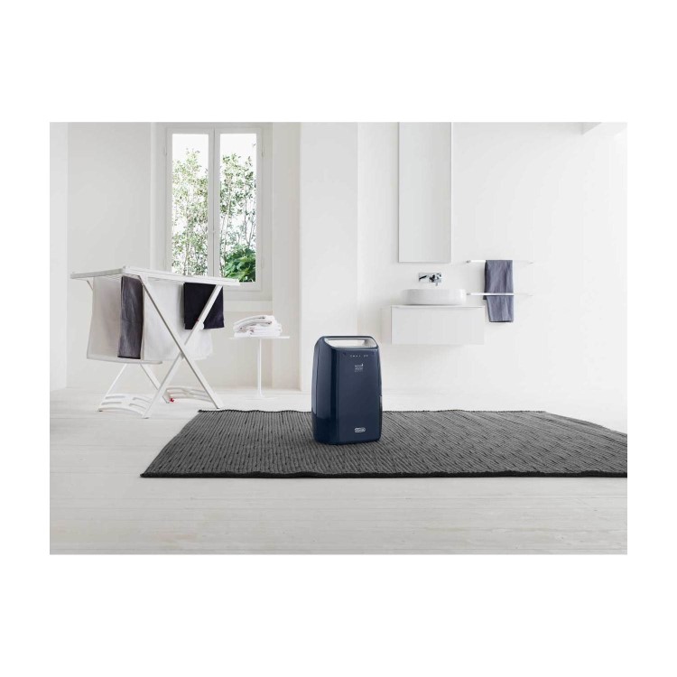 GRADE A2 - DeLonghi Compact 16L Dehumidifier with Digital Humidistat great for up to 4 bed homes