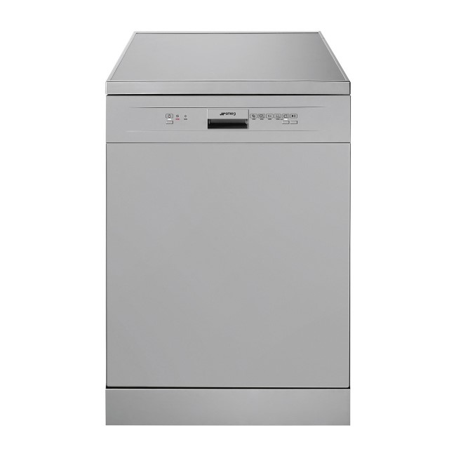 GRADE A2 - Smeg Freestanding Dishwasher - Silver