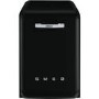 smeg 50's Retro Style DF6FABBL 13 Place Freestanding Dishwasher - Black