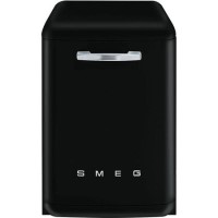 smeg 50's Retro Style DF6FABBL 13 Place Freestanding Dishwasher - Black