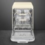 Smeg DF13FAB3CR Fifties Style Cream 13 Place Freestanding Dishwasher