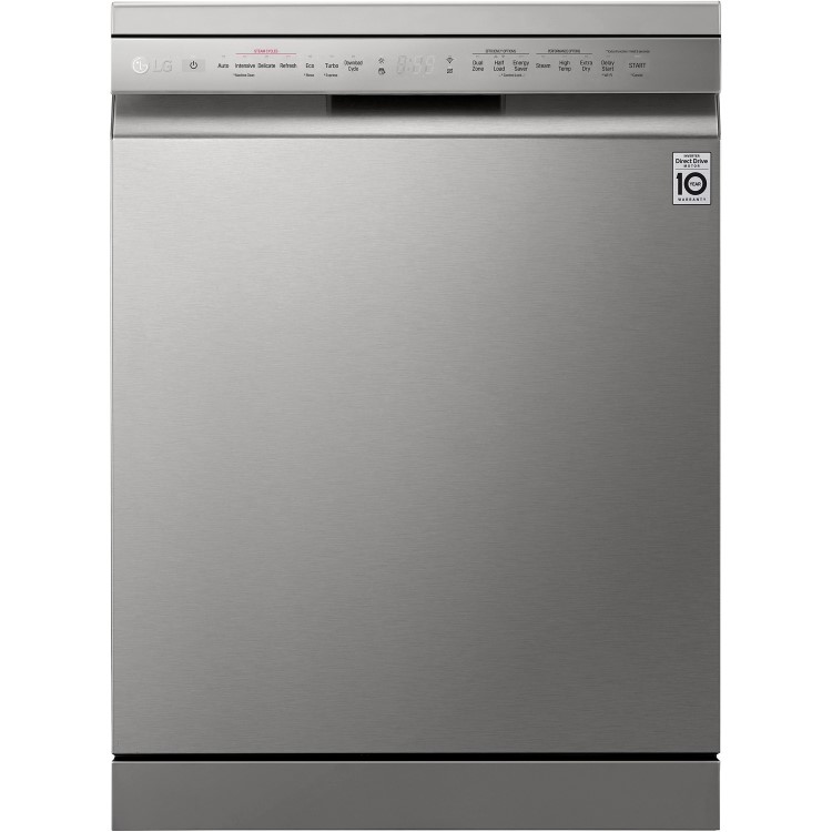LG TrueSteam Freestanding Dishwasher - Silver