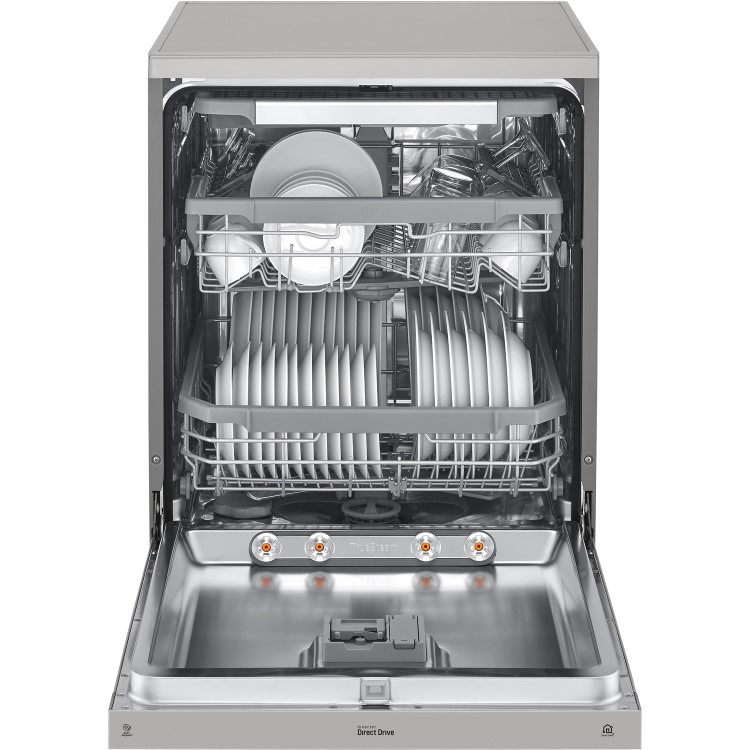 LG TrueSteam Freestanding Dishwasher - Silver