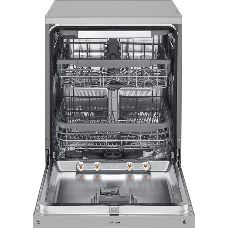 LG TrueSteam Freestanding Dishwasher - Silver