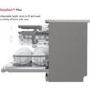 LG TrueSteam 14 Place Settings Freestanding Dishwasher - Silver