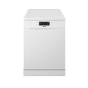 DF362DQB Smeg Standard Freestanding Dishwasher - D-Rated, White