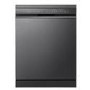 LG TrueSteam QuadWash Freestanding Dishwasher - Smart Wi-Fi, B-Rated, Matte Black