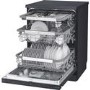 LG TrueSteam 14 Place Settings Freestanding Dishwasher - Black