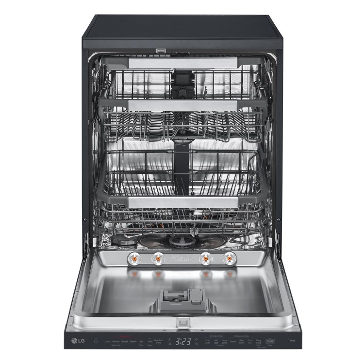 LG TrueSteam&#153; QuadWash&#153; DF587HMS 14 PS WiFi Connected Freestanding Full Size Dishwasher - Matte Black - A-10% Rated