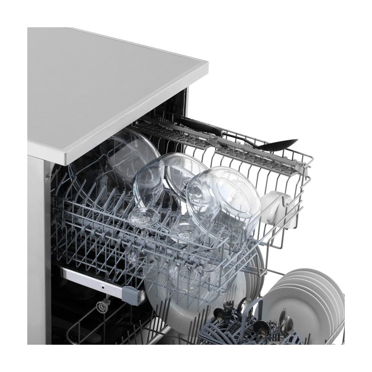 smeg DF612SVE 12 Place Freestanding Dishwasher - Silver