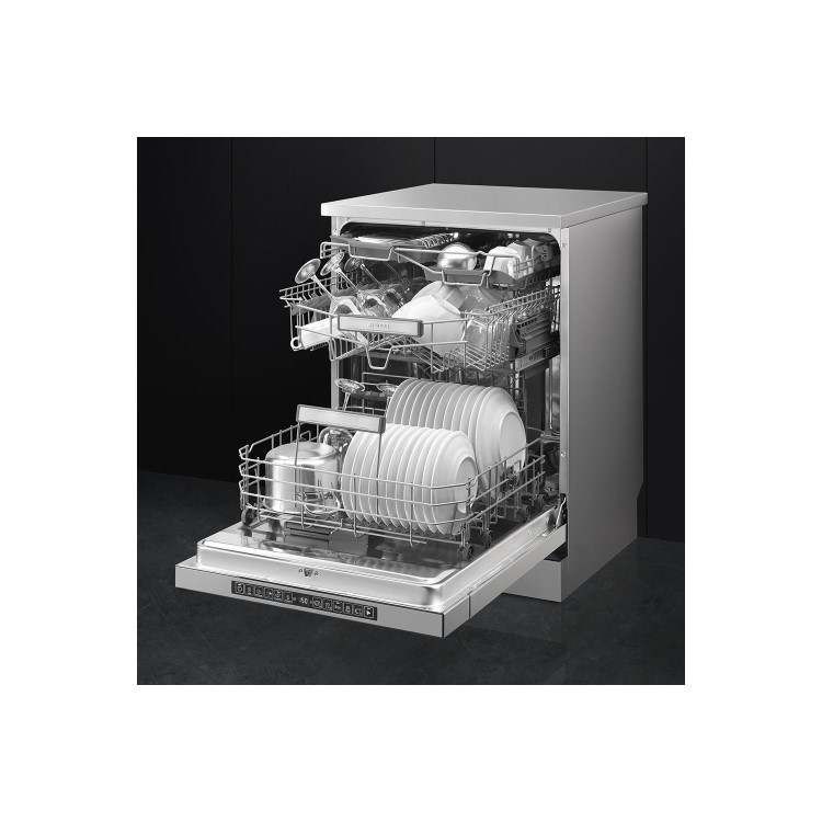 Smeg DF614PTX 14 Place Freestanding Dishwasher - Stainless Steel
