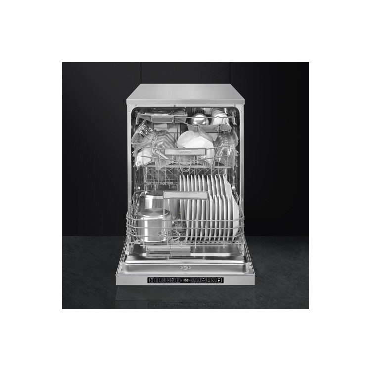 Smeg DF614PTX 14 Place Freestanding Dishwasher - Stainless Steel