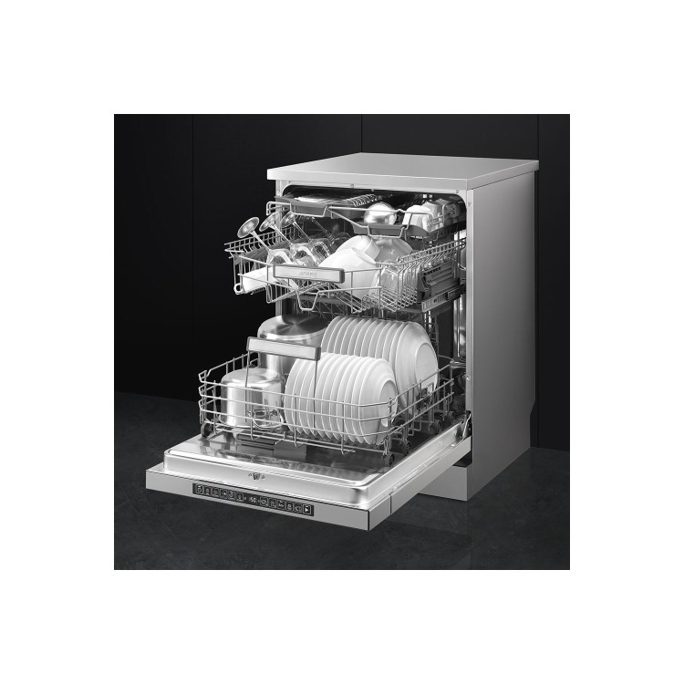 Smeg DF614PTX 14 Place Freestanding Dishwasher - Stainless Steel
