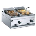 DF66 Lincat DF66 Silverlink 600 Twin Tank Countertop Fryer - 2 Baskets, 2 x 9 Ltr, Plug in