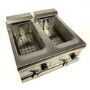Lincat DF66 Silverlink 600 Twin Tank Countertop Fryer - 2 Baskets, 2 x 9 Ltr, Plug in