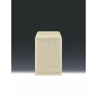 Smeg DF6FABP2 Fifties Style Freestanding Dishwasher - Cream