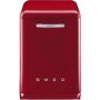Smeg 50's Retro Style DF6FABRD 13 Place Freestanding Dishwasher - Red
