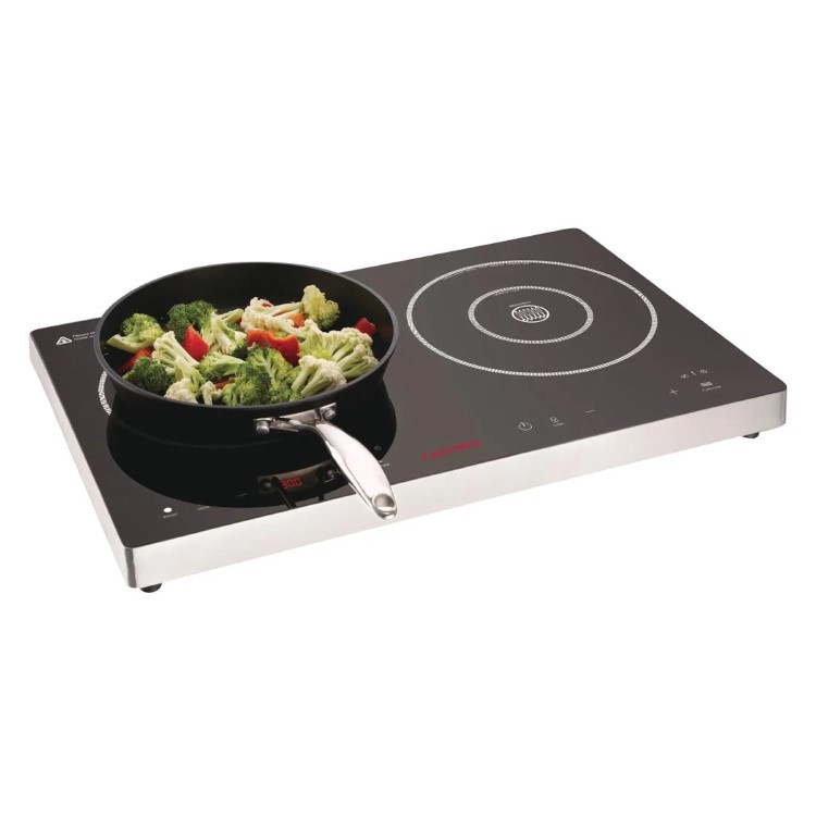 Caterlite Touch Control Double Induction Hob 13 Amp Plug