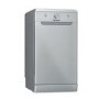 Indesit 9 Place Settings Freestanding Slimline Dishwasher - Silver