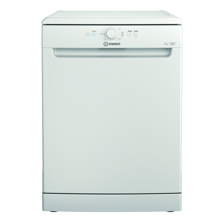 Indesit DFE1B19 13 Place Freestanding Dishwasher With 28 Min Quick Cycle - White