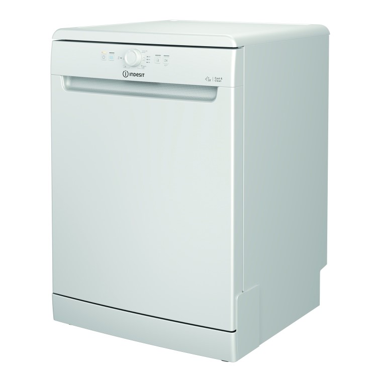 Indesit DFE1B19 13 Place Freestanding Dishwasher With 28 Min Quick Cycle - White