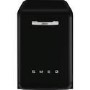 Smeg Retro Freestanding Dishwasher - B-Rated, Black