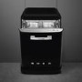 Smeg Retro Freestanding Dishwasher - B-Rated, Black
