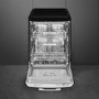 Smeg Retro Freestanding Dishwasher - B-Rated, Black