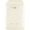 DFFABCR Smeg Retro Freestanding Dishwasher - B-Rated, Cream