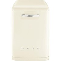 Smeg Retro Freestanding Dishwasher - B-Rated, Cream