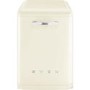 Smeg Retro Freestanding Dishwasher - B-Rated, Cream