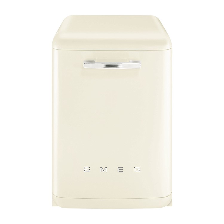 Smeg Retro Freestanding Dishwasher - B-Rated, Cream