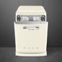 Smeg Retro Freestanding Dishwasher - B-Rated, Cream