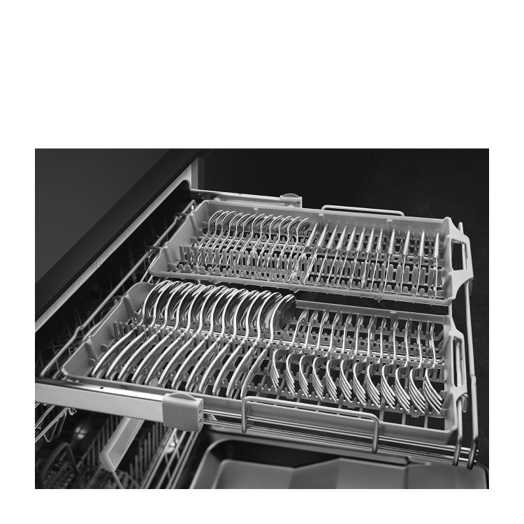 Smeg Retro Freestanding Dishwasher - B-Rated, Cream