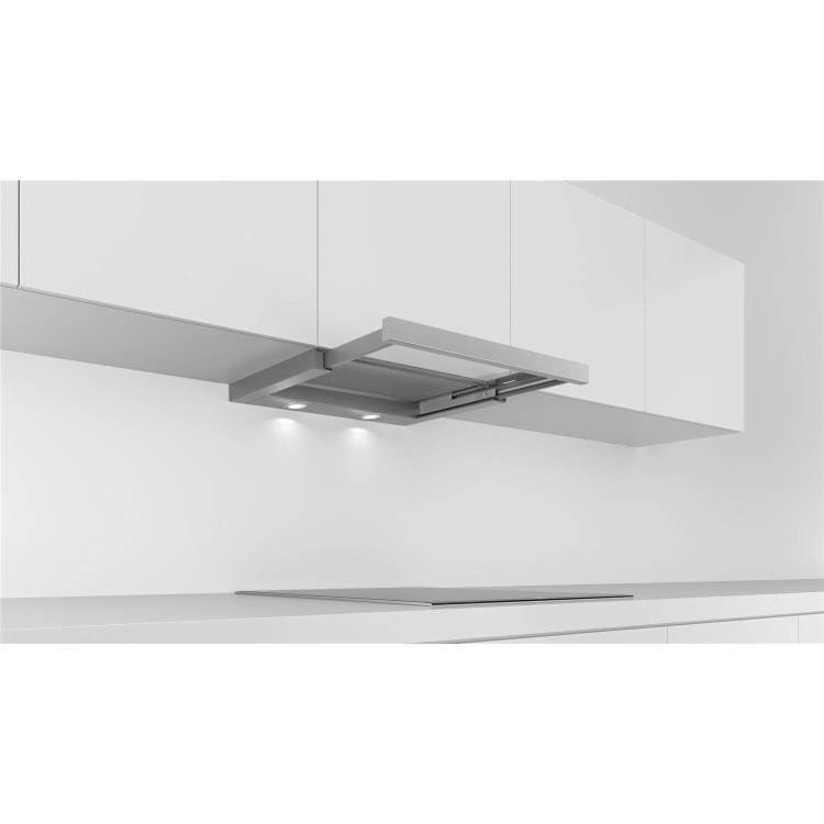 Bosch DFM063W50B Serie 2 60cm Telescopic Cooker Hood Silver Metallic