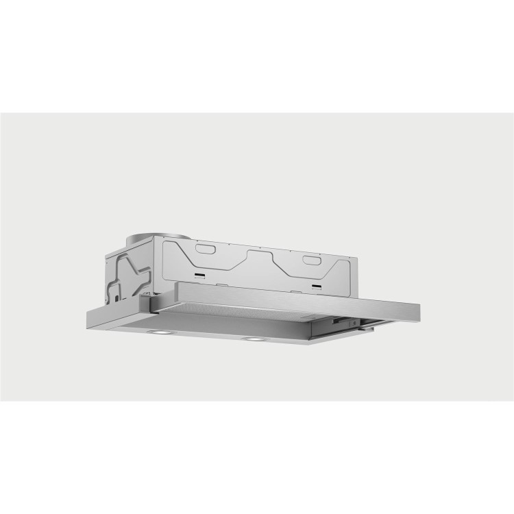 Bosch DFM063W50B Serie 2 60cm Telescopic Cooker Hood Silver Metallic