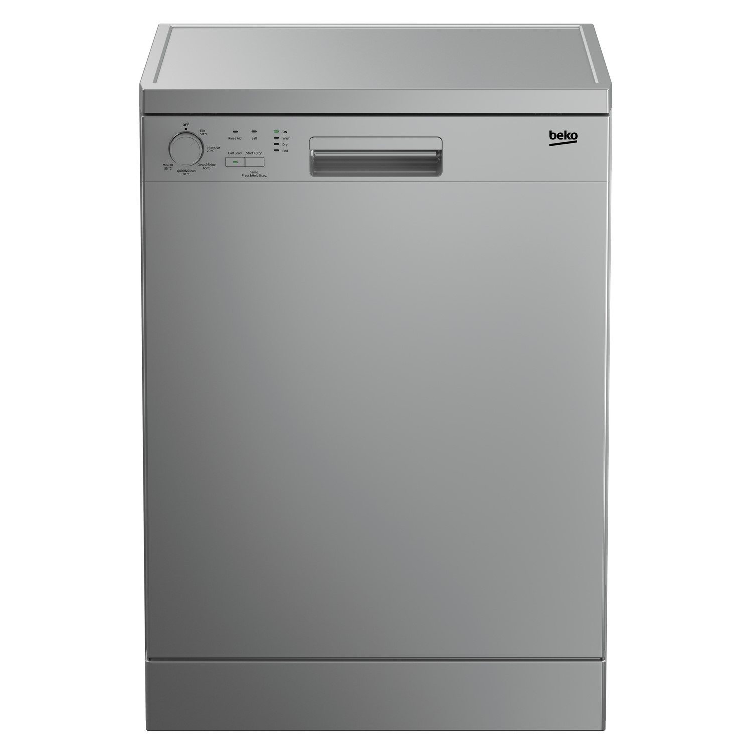 Beko DFN05X10S 12 Place Freestanding Dishwasher Silver Appliances